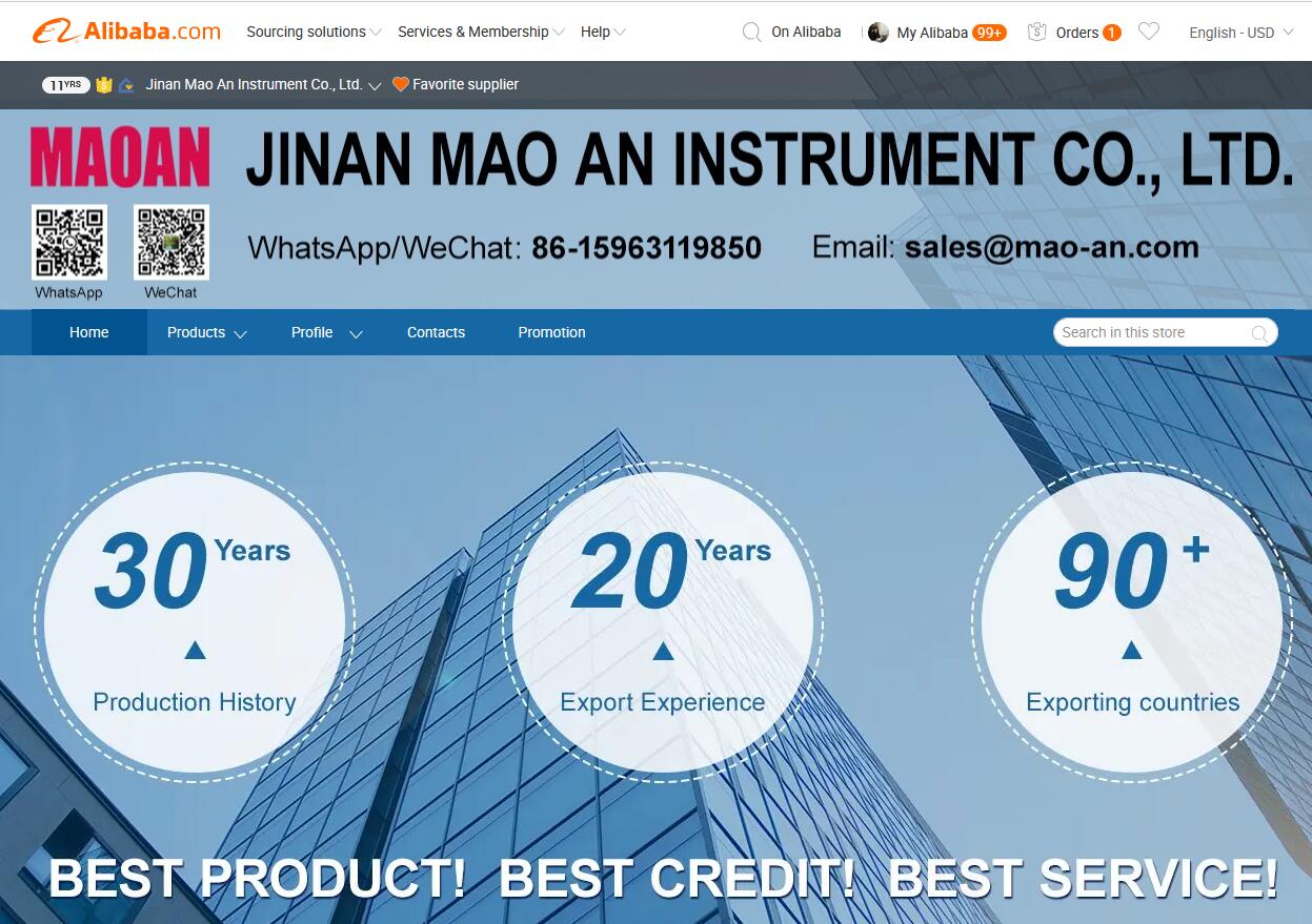 11 Years Golden Supplier on Alibaba